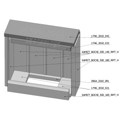 Šamotová komora komplet VARI  